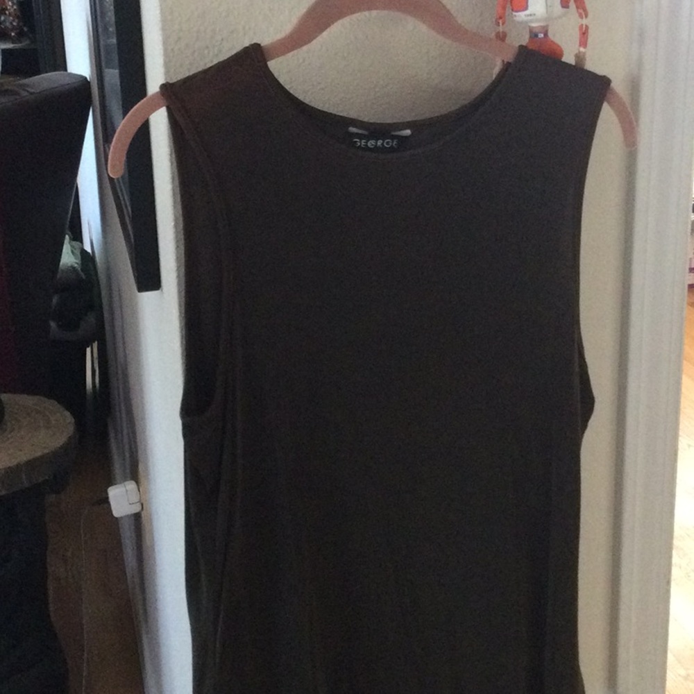 Dark Brown Spandex Tank